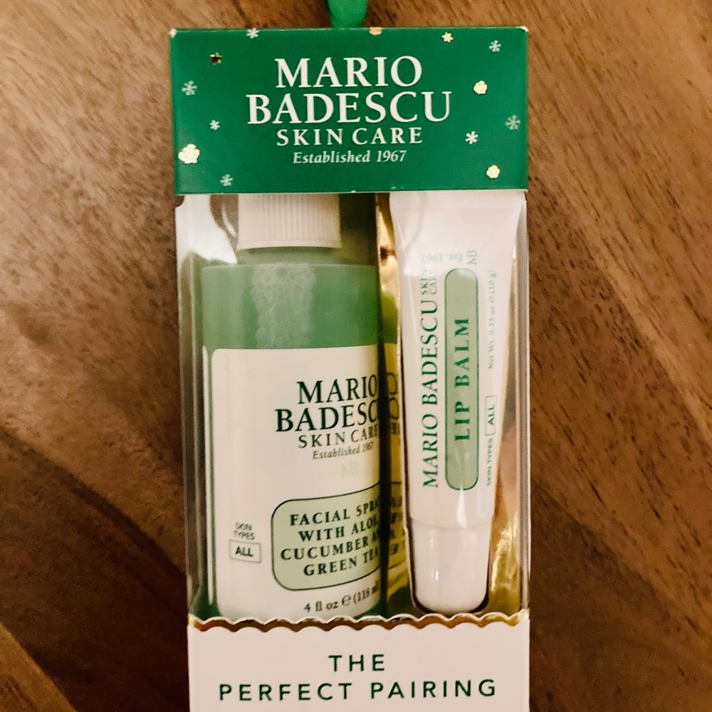 Mario Badescu skin care. Facial spray & lip balm.